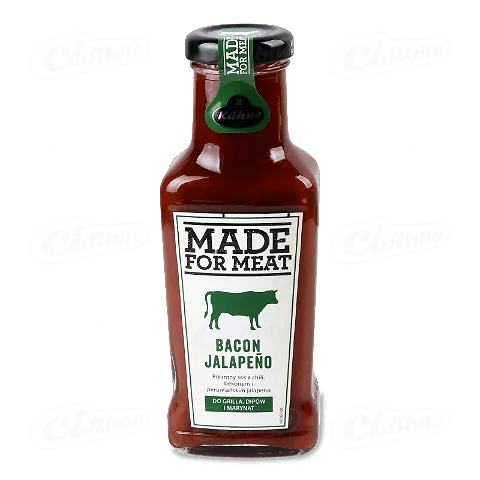 Соус Kuhne Made For Meat «Бекон та халапеньйо», 235мл