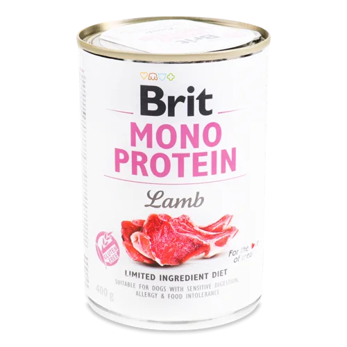 Корм Консервований Для Дорослих Собак Lamb Mono Protein, З/Б 400г