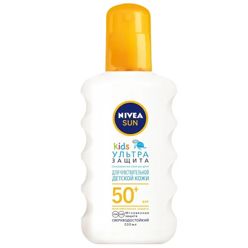 Спрей Nivea Sun Kids сонцезахисний для дітей для чутливої шкіри SPF 50+ 200мл