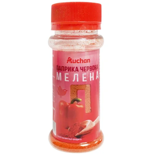 Паприка червона Auchan мелена 75г