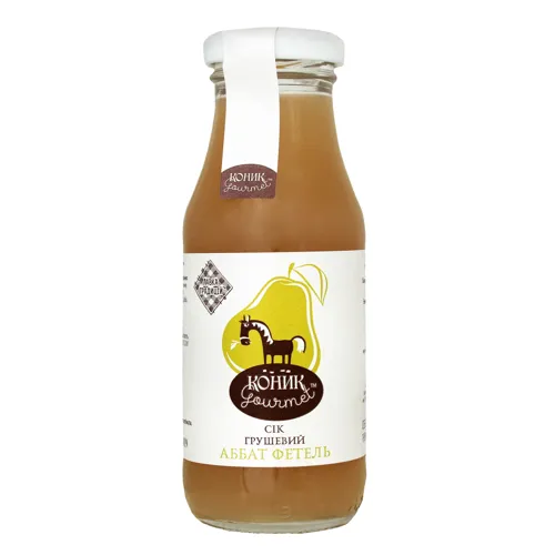 Сік грушевий неосвітлений пастеризований Аббат Фетель Коник 195мл