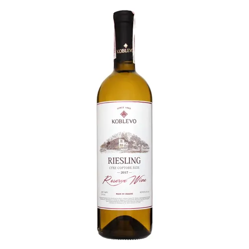 Вино 0,75л 9,7-13% Riesling сухе біле Koblevo