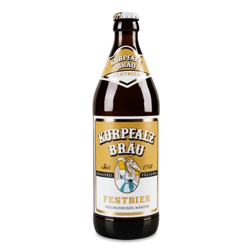 Пиво Kurpfalz Brau Festbier світле,0,5л