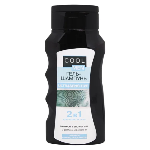 Гель-шампунь Cool Men Ultrasensitive 2в1 250мл