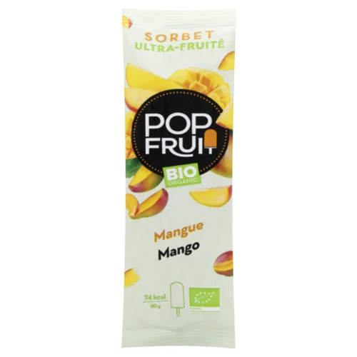 Сорбет Pop Fruit з манго органічний 80г