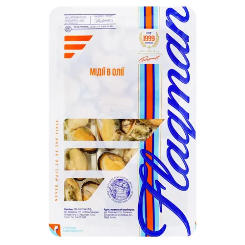Мідії Flagman в олії 160г