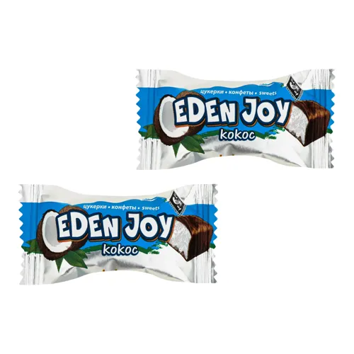 Цукерки глазуровані Кокос Eden Joy Zhytomyr Lasoshchi кг