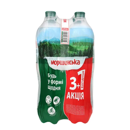 Набір акц вода слабо/газ Морш 1.5л 3+1.