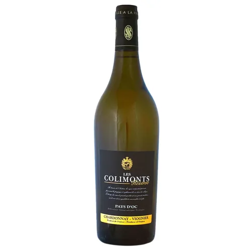 Вино Les Colimonts Chardonnay-Viognier біле сухе 13,5% 0,75л