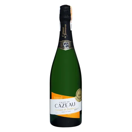 Вино ігристе Chateau Cazeau Cremant de Bordeaux Brut біле сухе 12% 0,75л