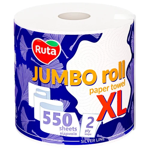 Рушники паперові Ruta Jumbo 2-шарові XL 1шт