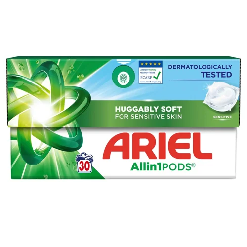 Капсули для прання Ariel Pods All-in-1 Sensitive 30шт