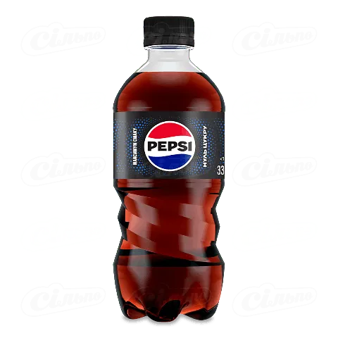 Напій Pepsi Пепсі-Блек безалкогольний сильногазований, 330мл