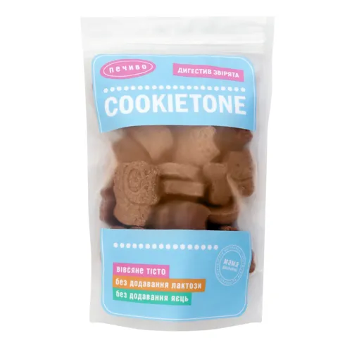 Печиво вівсяне «Дигестив звірята» Cookietone д/п 150г