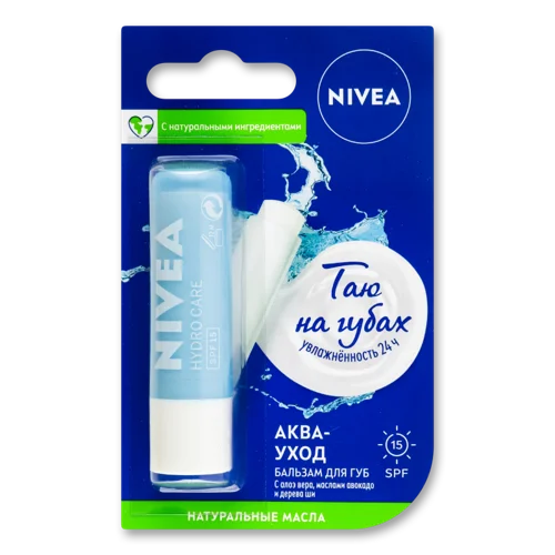 Бальзам для Губ Аква-догляд Nivea 4.8г, в/ґ