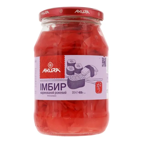 Імбир маринований Akura с/б 450г