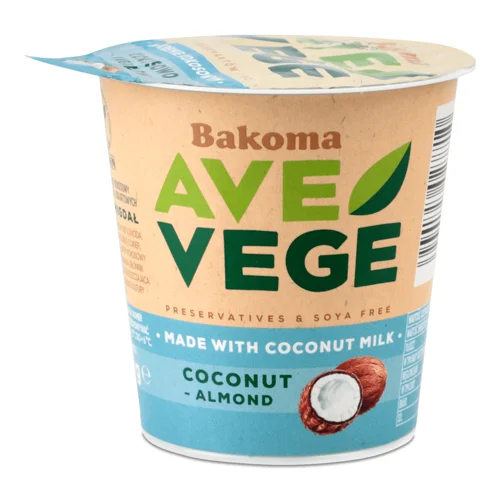 Продукт кокосовий Bakoma Ave Vege рослинний з мигдалем,150г