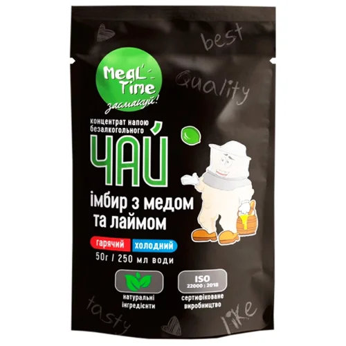 Чай Meal Time імбир з медом та лаймом 50г