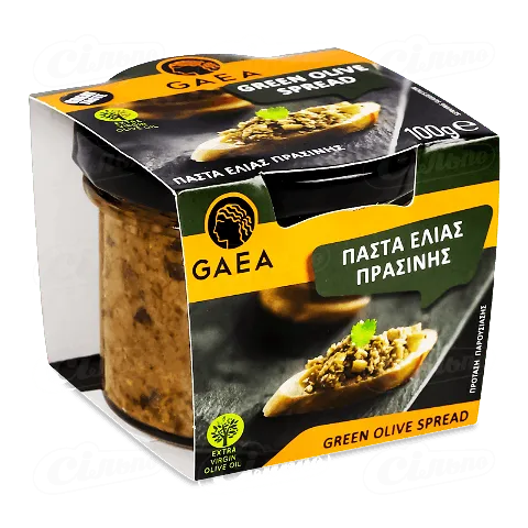 Паштет Gaea із зелених оливок, 100г
