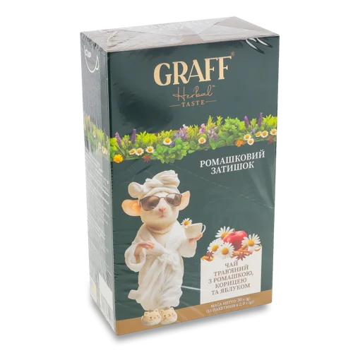Чай Трав'яний Ромашковий Затишок Graff к/у, 15х2г