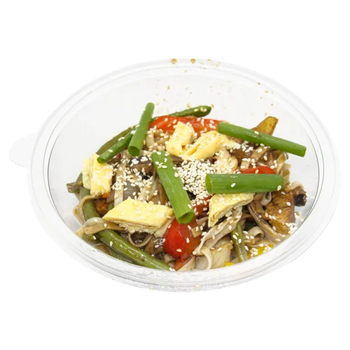 Удон з куркою в соєво-імбірному соусі