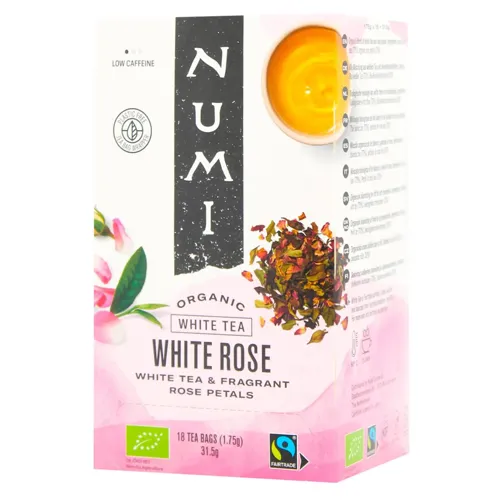 Чай білий Numi органічний біла троянда 16шт*2г
