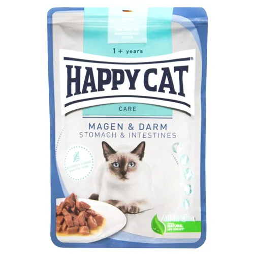 Корм вологий Happy Cat з птицею для котів з чутливим травленням 85г