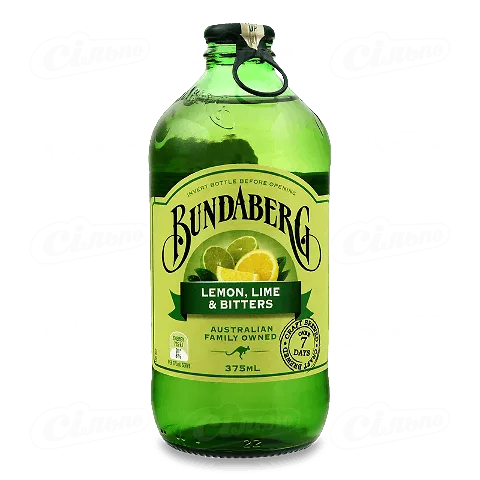 Напій Bundaberg Lemon Lime & Bitters безалкогольний сильногазований, 0,375л