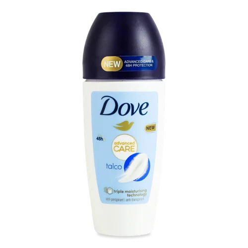 Антиперспірант Кульковий Talco Advanced Care Dove 50 мл