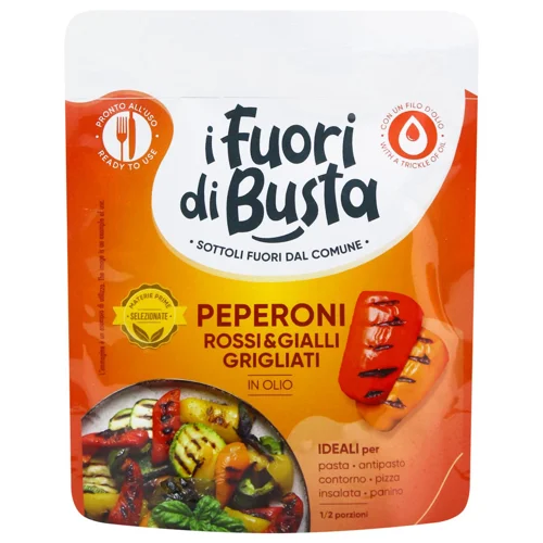 Перці I Fuori Di Busta червоні і жовті гриль 100г