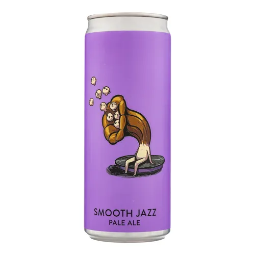 Пиво 0.33л 5.4% світле нефільтроване Smooth Jazz Varvar з/б