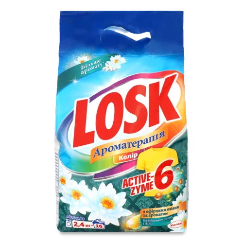 Пральний Порошок Ароматерапія Колір Losk, 2.4кг
