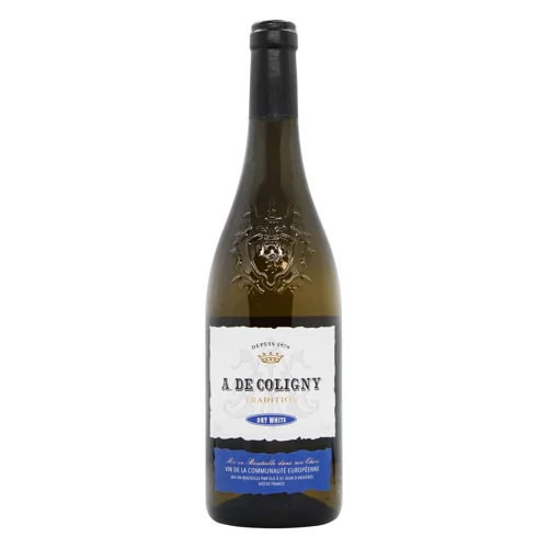 Вино A. De Coligny White Dry біле сухе 11% 0,75л
