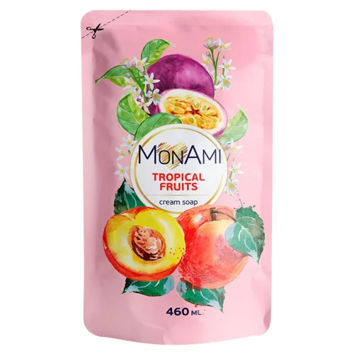 Крем-мило рідке MonAmi Tropical Fruits 460мл