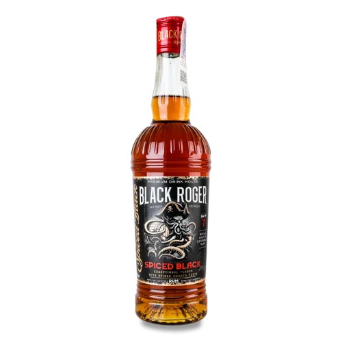 Напій Спиртний 0.5л 35% з Ромом Spiced Black Black Roger пл