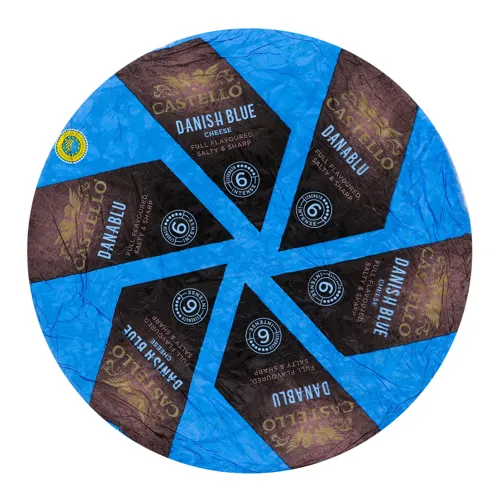 Сир 50% м'який з блакитною пліснявою Danablu Castello кг