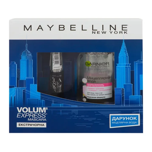 Туш для вій Maybelline ПН, водостійка, 125 мл