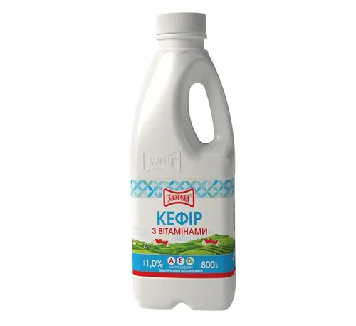 Кефір Злагода з вітамінами 1%, 800г