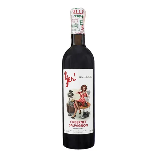Вино 0.75л 13.5% червоне сухе Cabernet Sauvignon Yes! пл