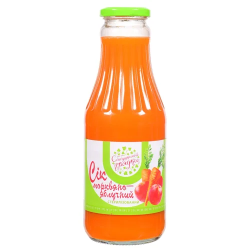Сік З Бабусиної Грядки морквяно-яблучний 1л
