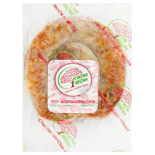 Ковбаса М'ясна Весна По-домашньому смажена кг