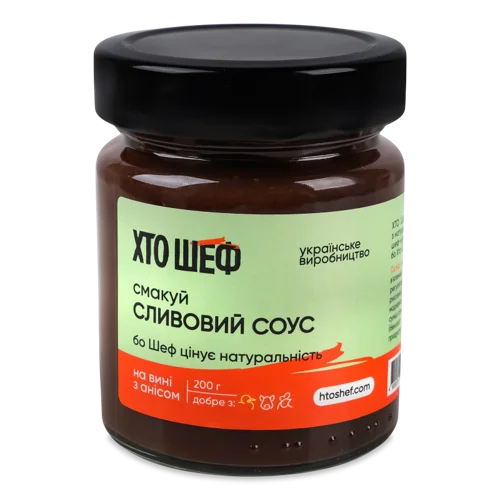 Соус На Вині З Анісом Сливовий, с/б 200 г