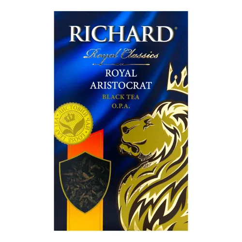 Чай чорний цейлонський байховий Royal Aristocrat Royal Classics Richard 80г