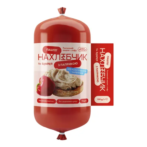 Паштет Нахлібчик з паприкою Bonner м/у 100г