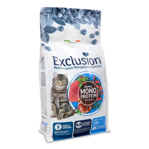 Корм Для Котів Exclusion Adult Tuna Сухий, В/ґ, 1кг