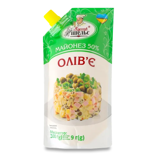 Майонез Вищого Ґатунку Олів'є Кухар Рішельє, 300г