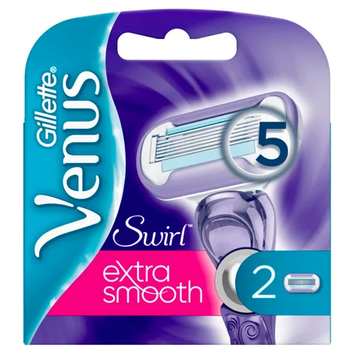 Голіньові Станки Gillette Venus Swirl, змінні касети, 2 шт