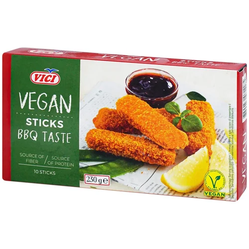 Палички соєві Vici Веганські в паніровці зі смаком барбекю 230г