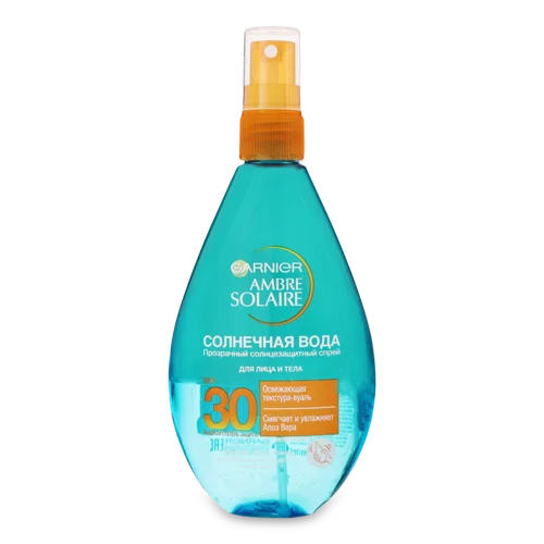 Спрей Сонцезахисний Прозорий для Обличчя та Тіла Ambre Solaire Garnier, В/ґ, 150мл