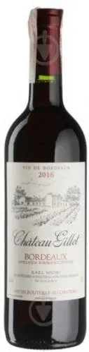 Вино червоне сухе Chateau Gillet 0,750